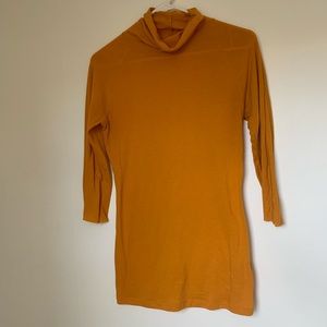 FREE PEOPLE yellow turtleneck